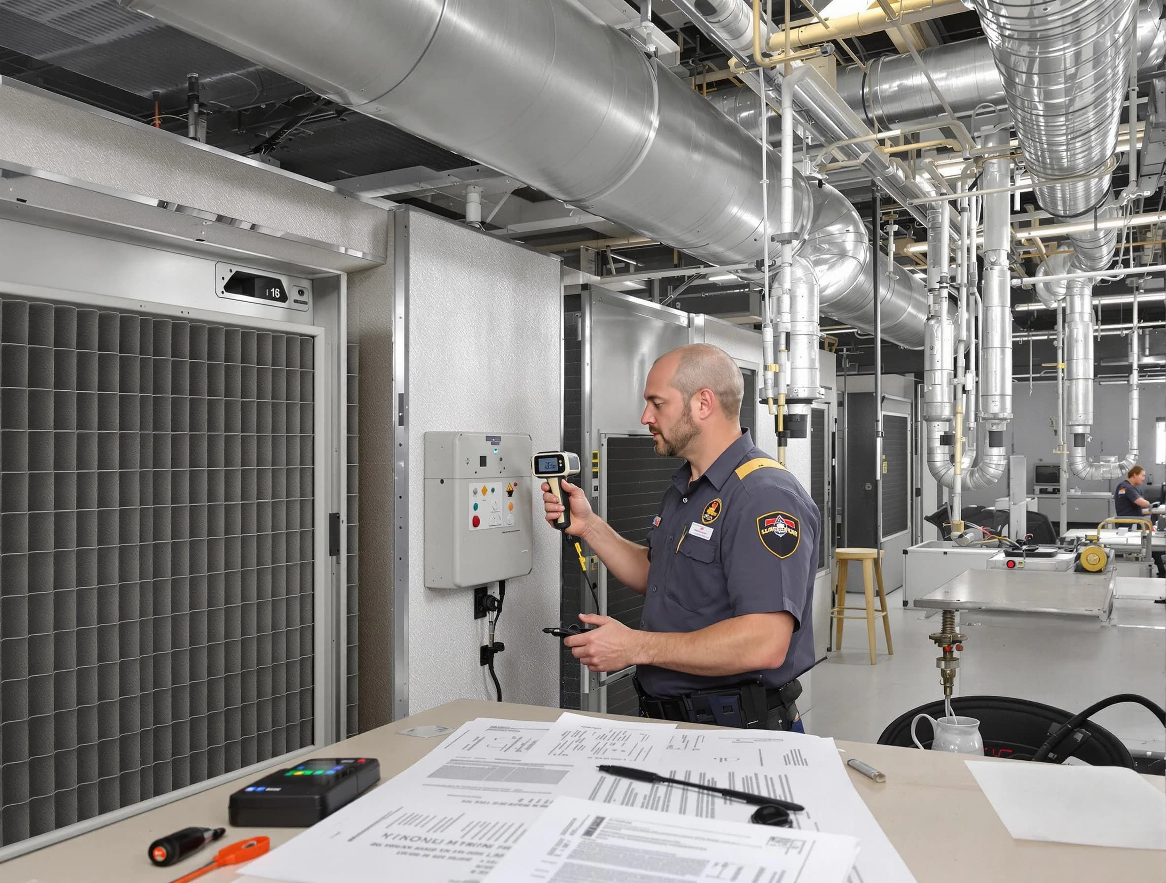 Professional filter system inspection by East Providence Air Duct Cleaning in East Providence