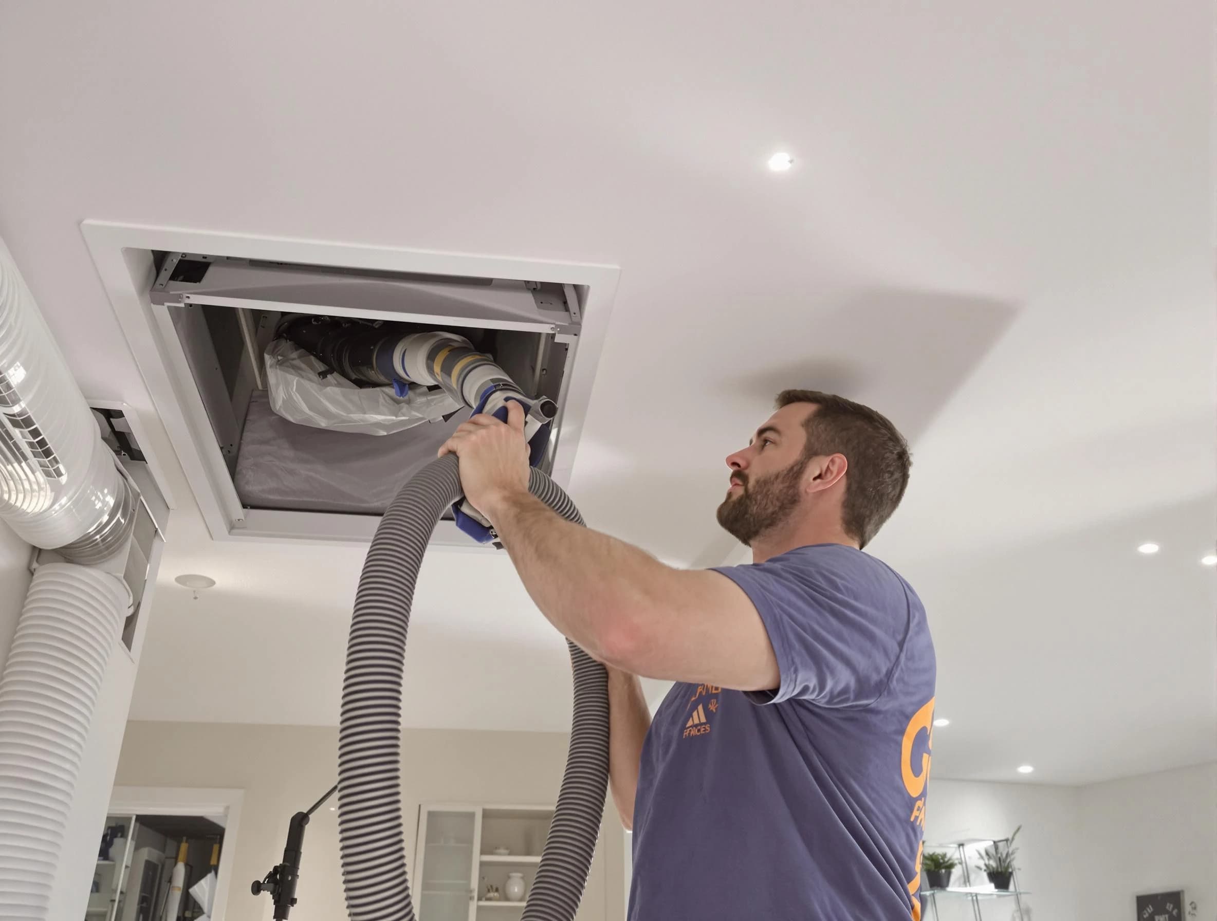 Precision indoor duct cleaning by East Providence Air Duct Cleaning in East Providence