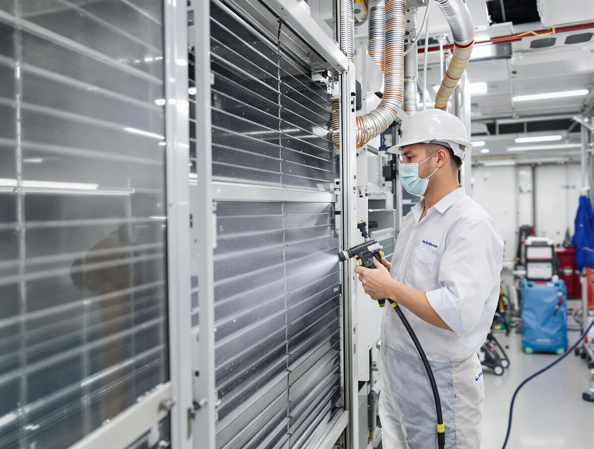 Professional AC coil cleaning by East Providence Air Duct Cleaning in East Providence