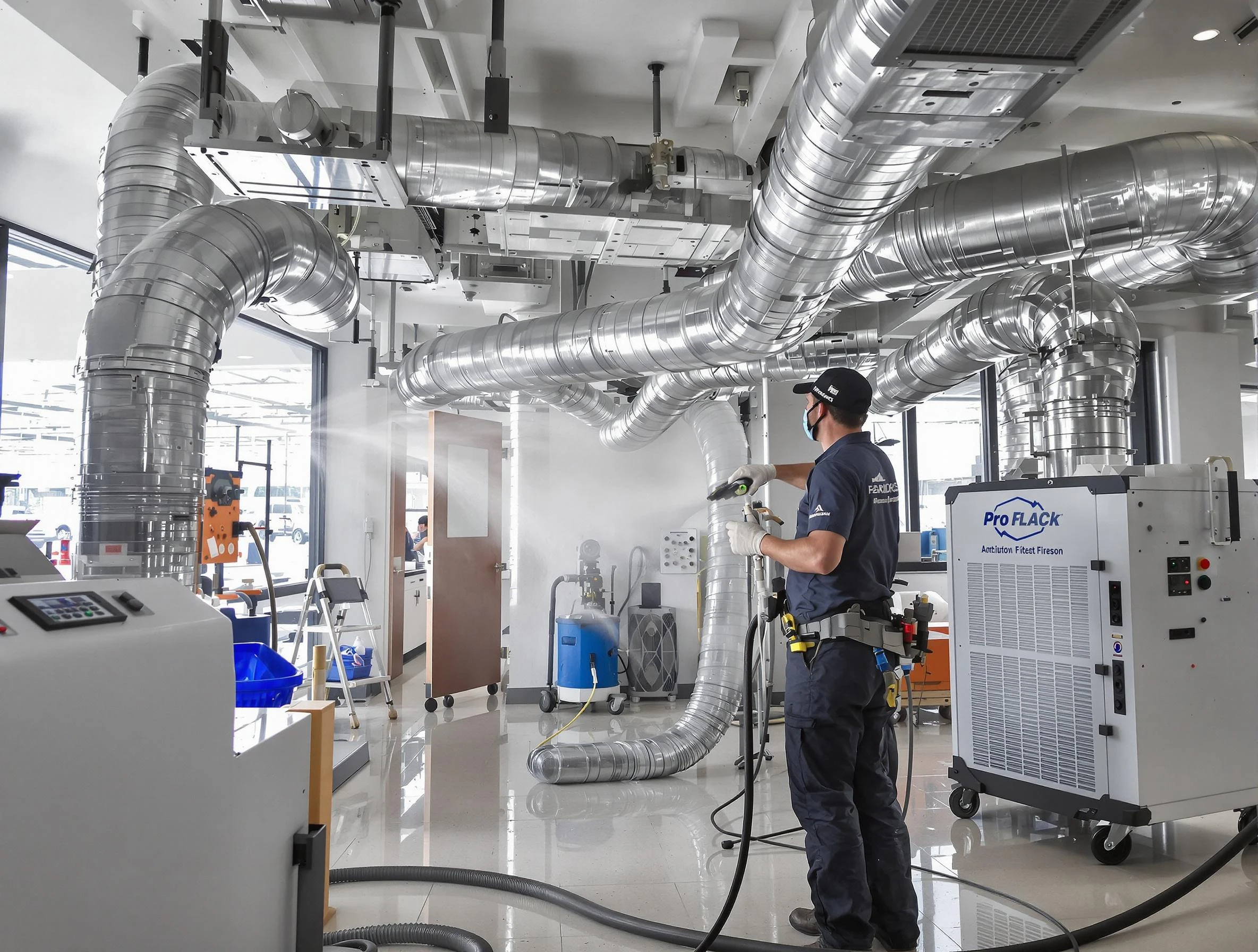 Negative Pressure Air Duct Cleaning in East Providence