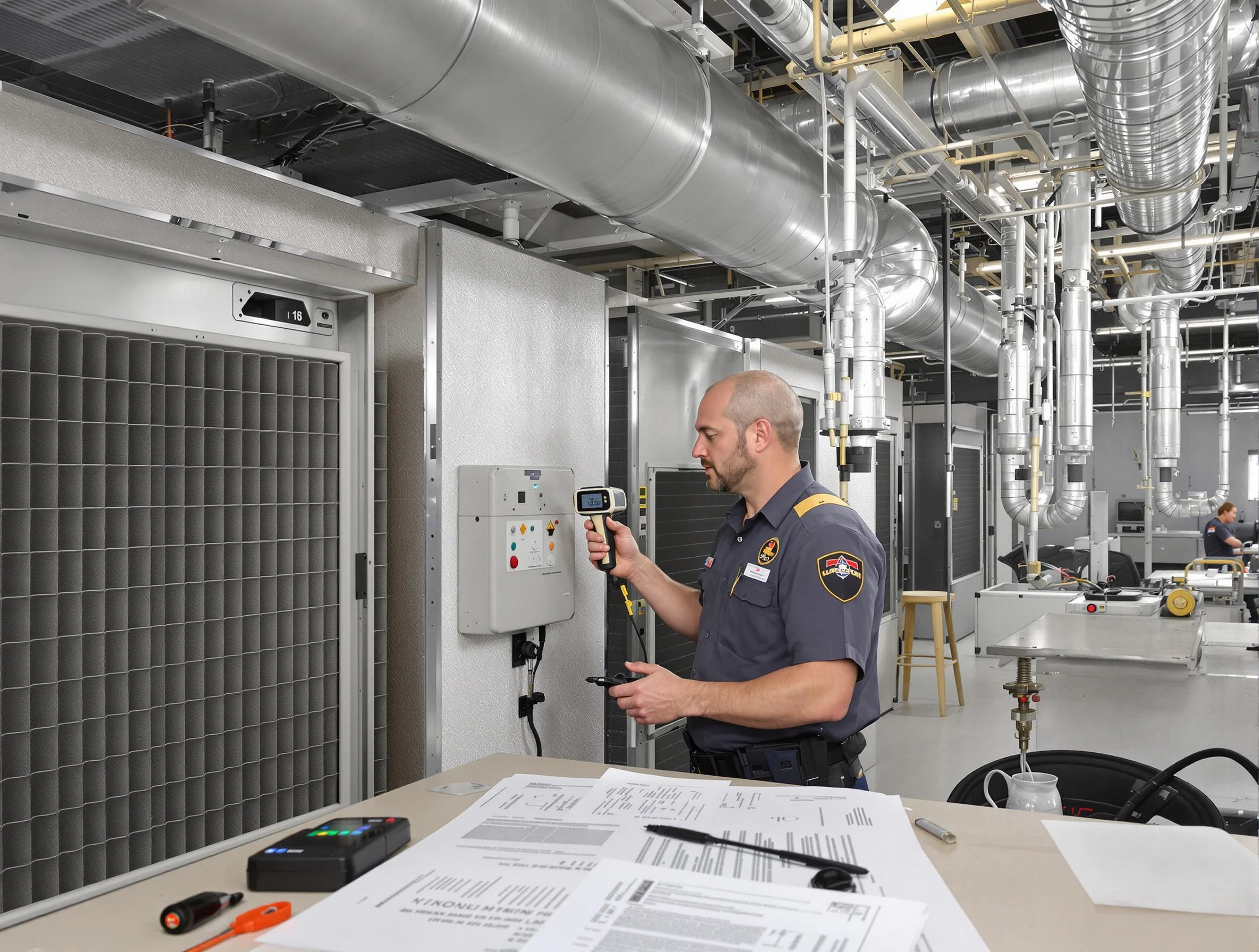 Professional filter system inspection by East Providence Air Duct Cleaning in East Providence