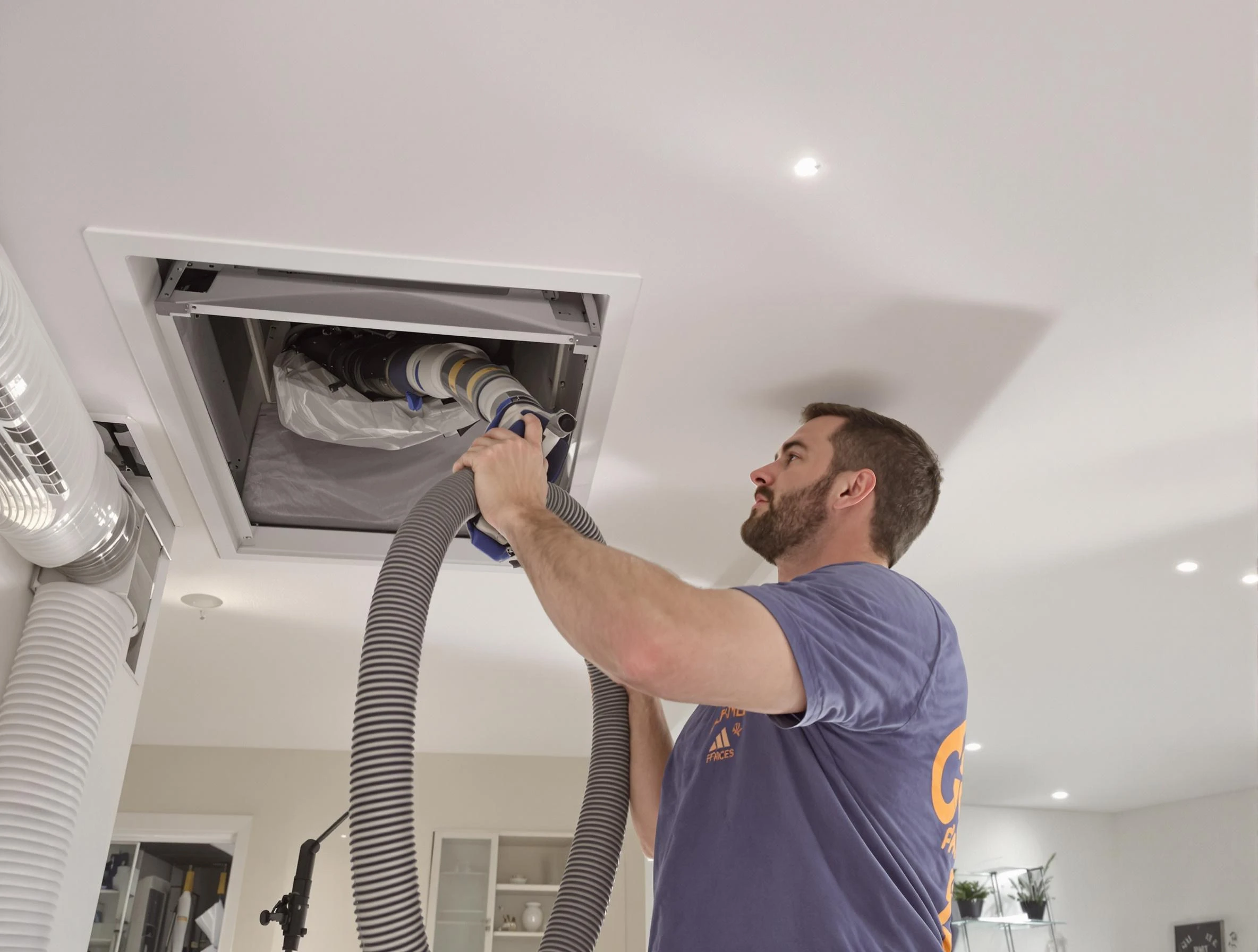 Precision indoor duct cleaning by East Providence Air Duct Cleaning in East Providence